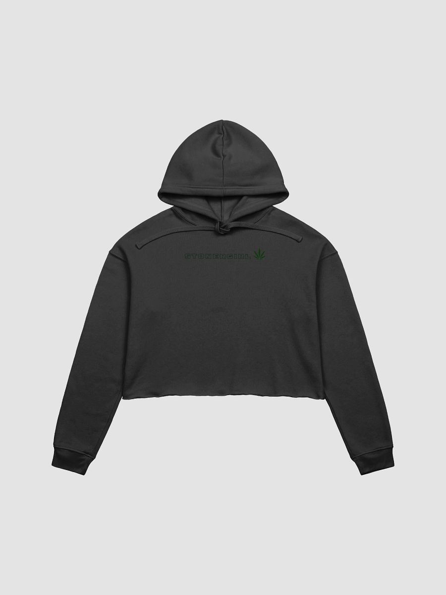 StonerGirl Cannabis Leaf Crop Hoodie product image (4)