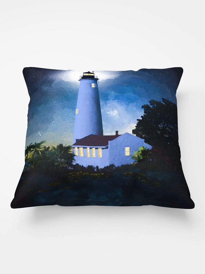 Historic St Marks Lighthouse – Florida Throw Pillow product image (2)