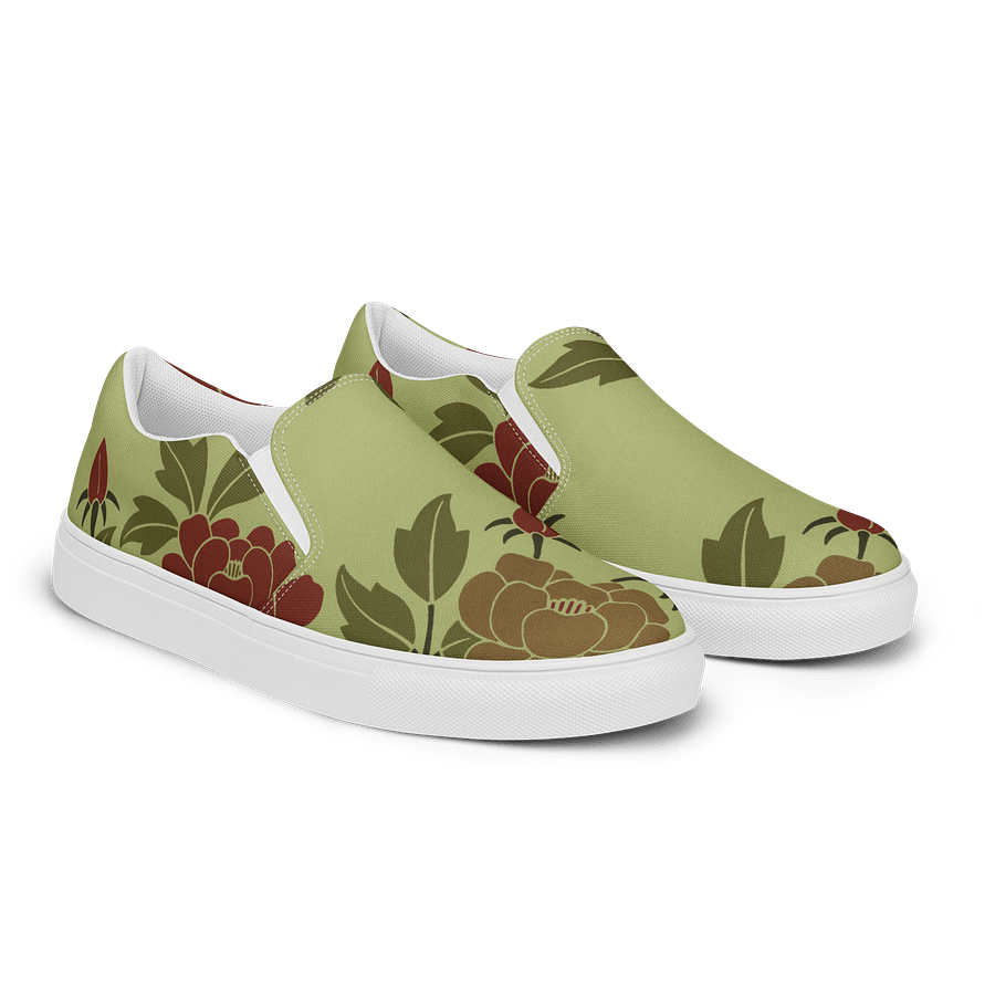 Elegant Floral. Men's Slip-On Canvas Shoes product image (2)