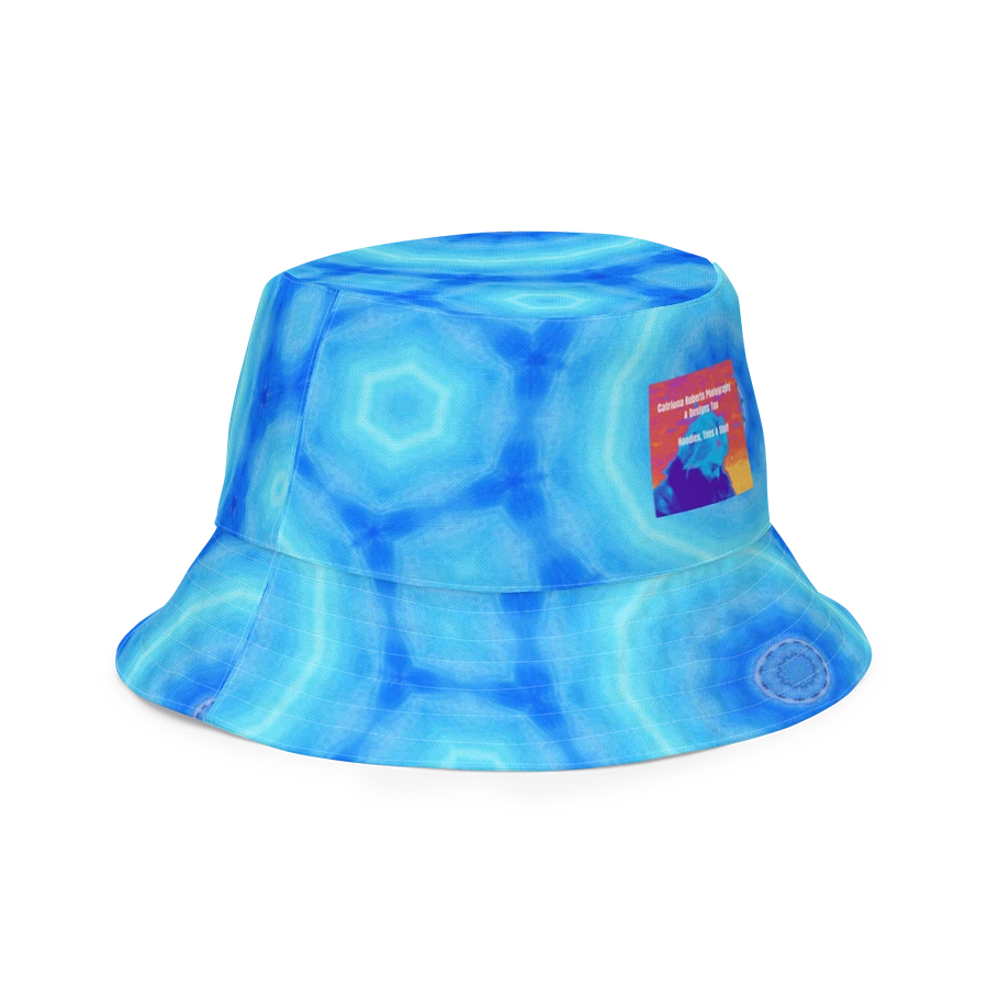 Abstract Circular Pattern in Blues Unisex Bucket Hat product image (15)