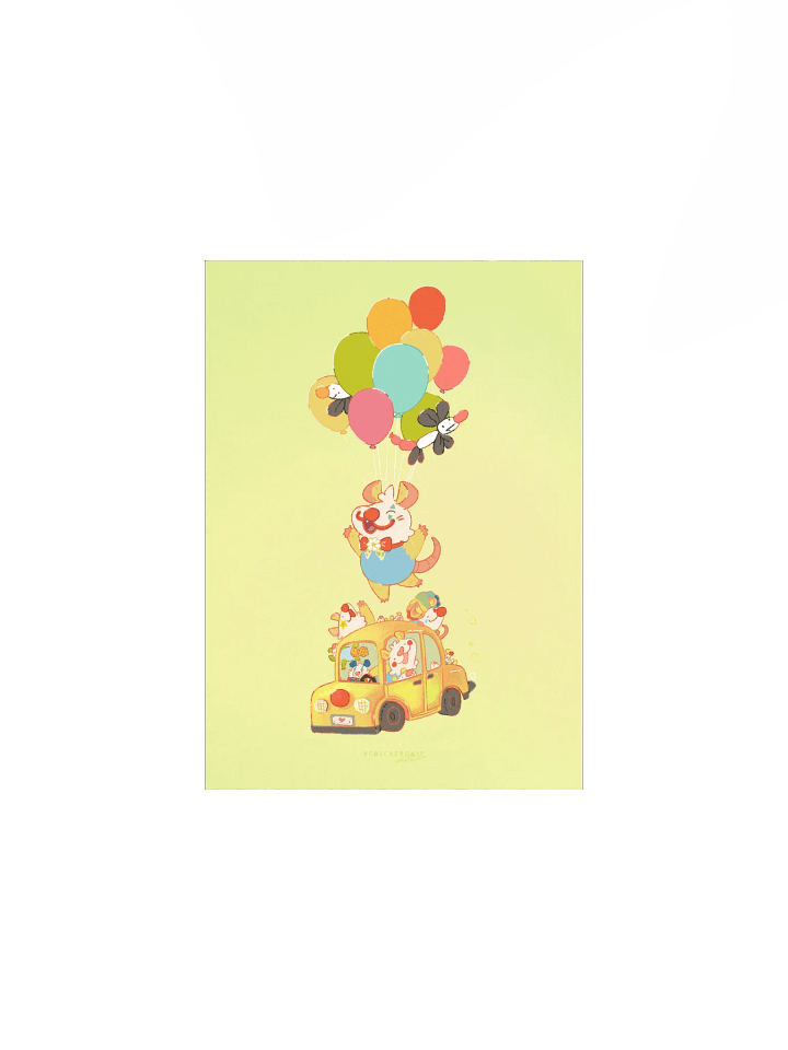 Clown Possum Print product image (2)