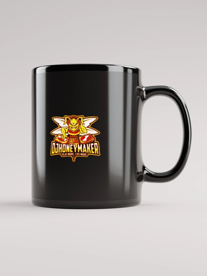 Heat Logo Black Glossy Mug product image (1)