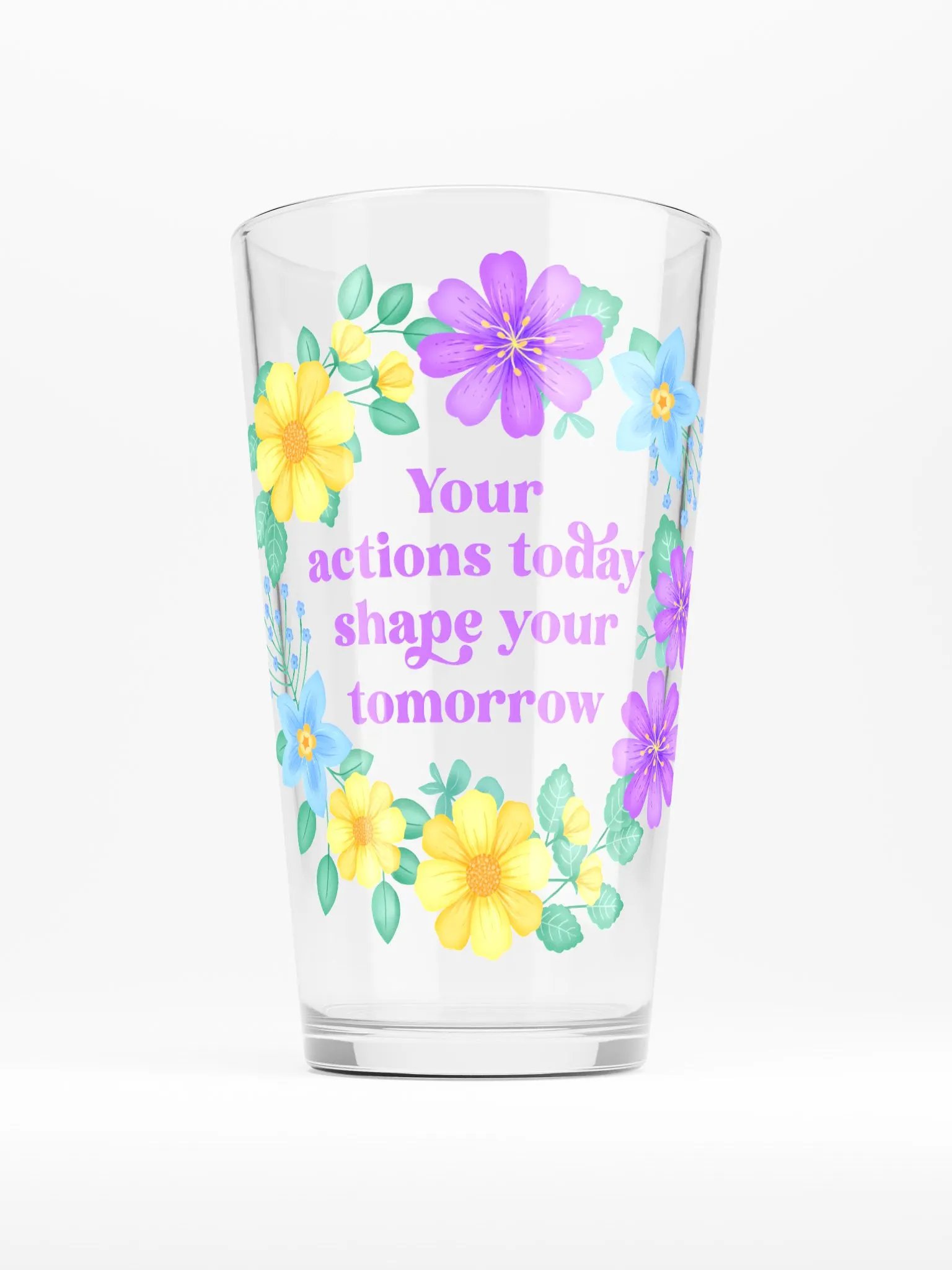 Your actions today shape your tomorrow - Motivational Tumbler product image (1)