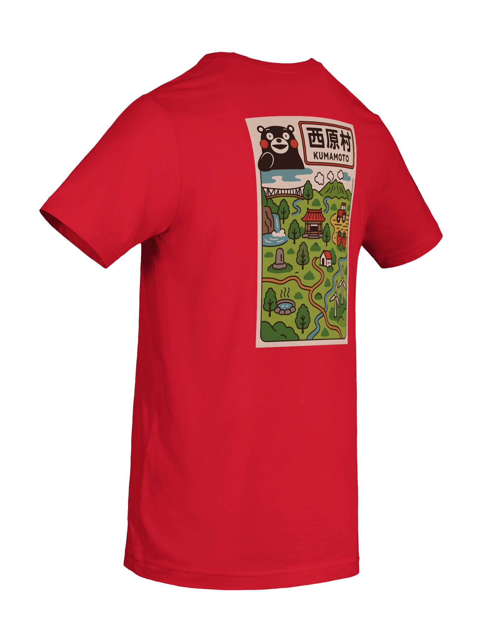 Kumamon themed Nishiharamura EirFoyl T-Shirt product image (95)