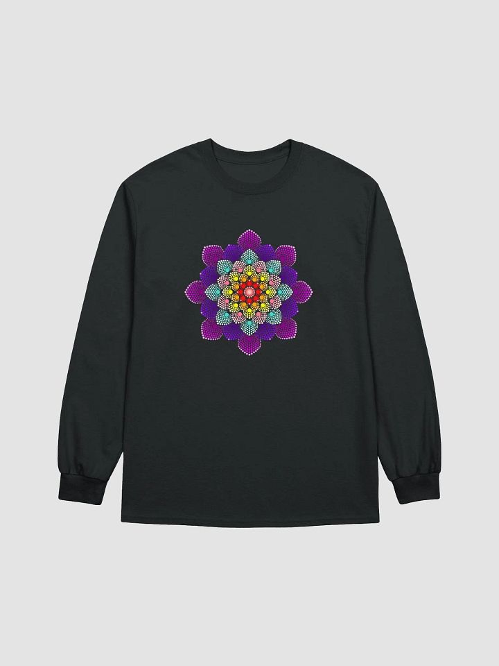 Colorful Dot Mandala Long Sleeve T-Shirt product image (1)
