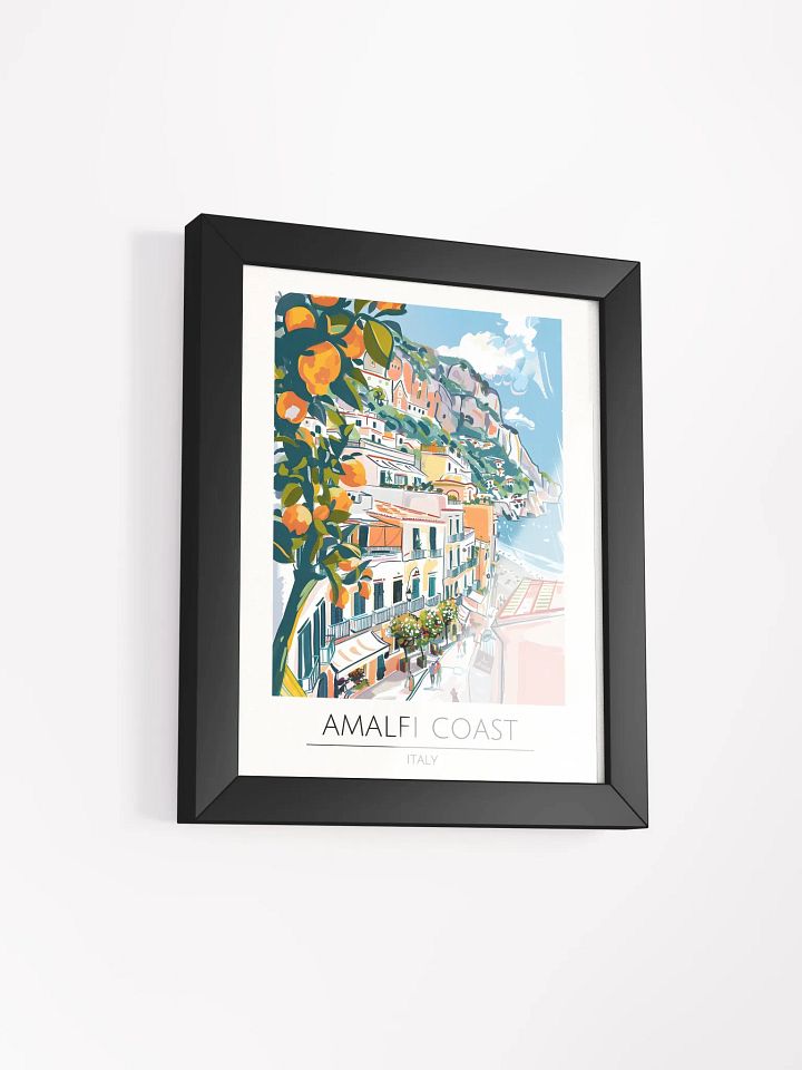 Amalfi Coast Italy Framed Travel Poster product image (2)