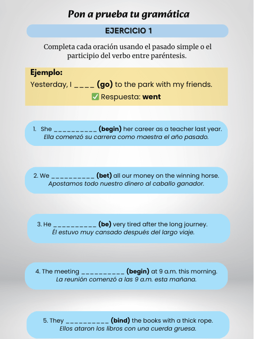 ✅💻Ebook "Domina los 100 verbos más comunes en INGLÉS"🌎 product image (5)