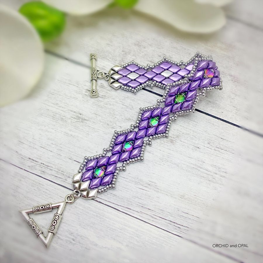Digital Beading Pattern – Backlit GemDuo Bracelet product image (6)