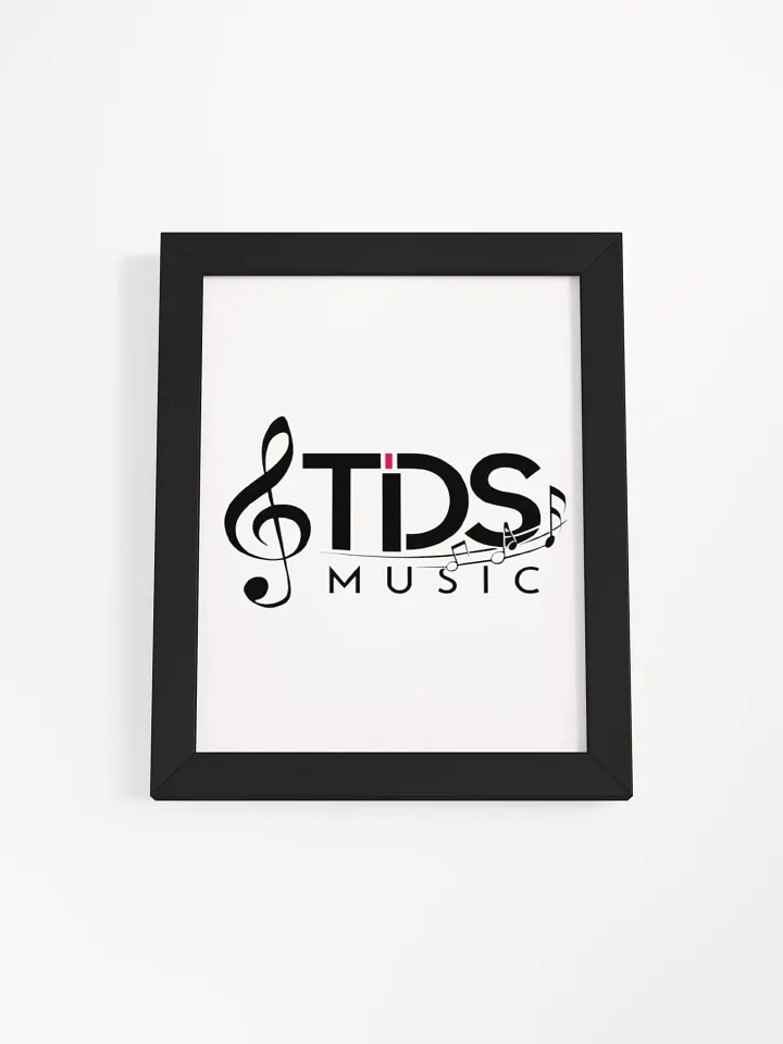 TDS Music Eco-Friendly Framed Matte Poster Art product image (1)