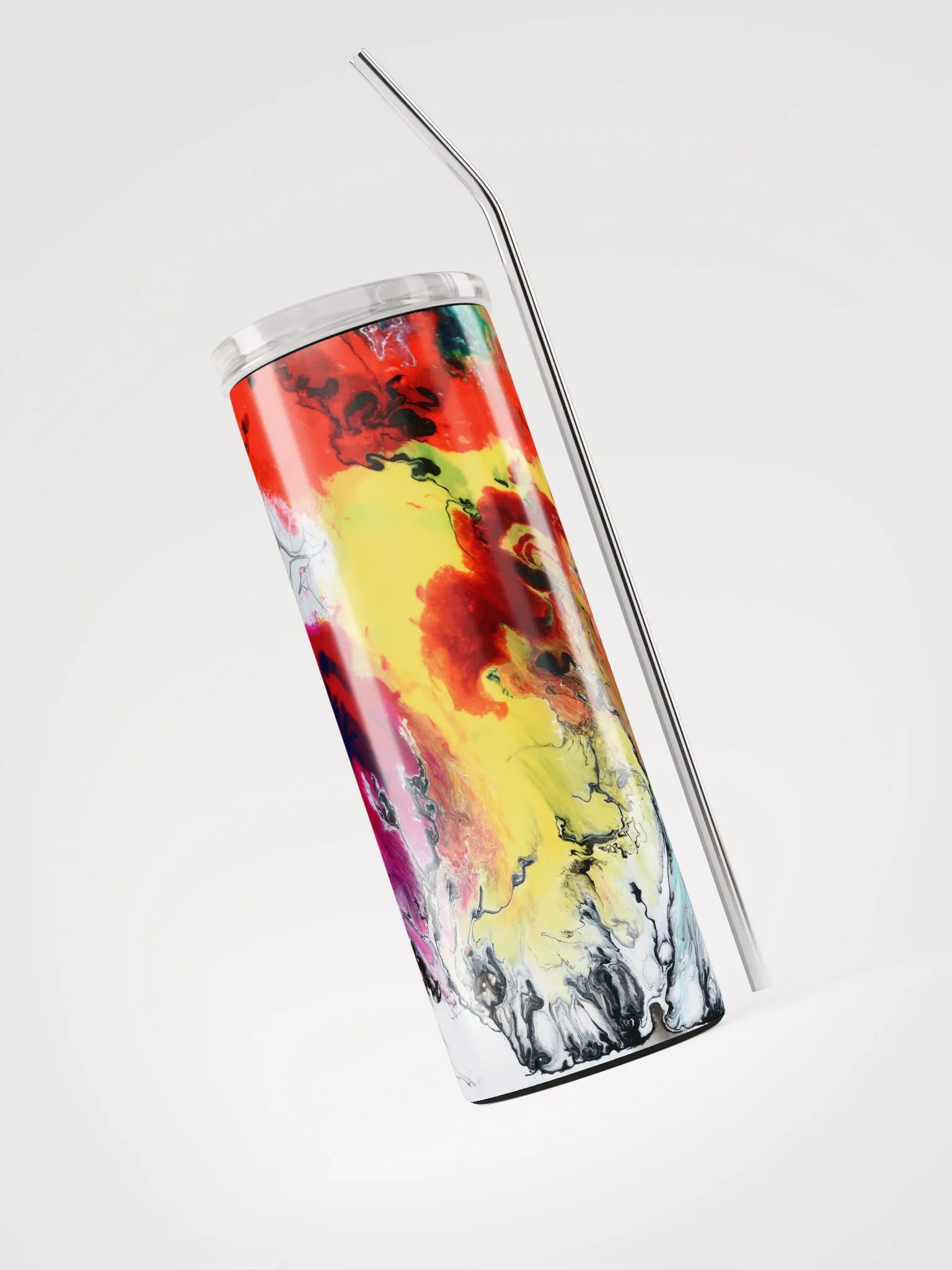 Vibrant Swirl Stainless Steel Tumbler product image (6)