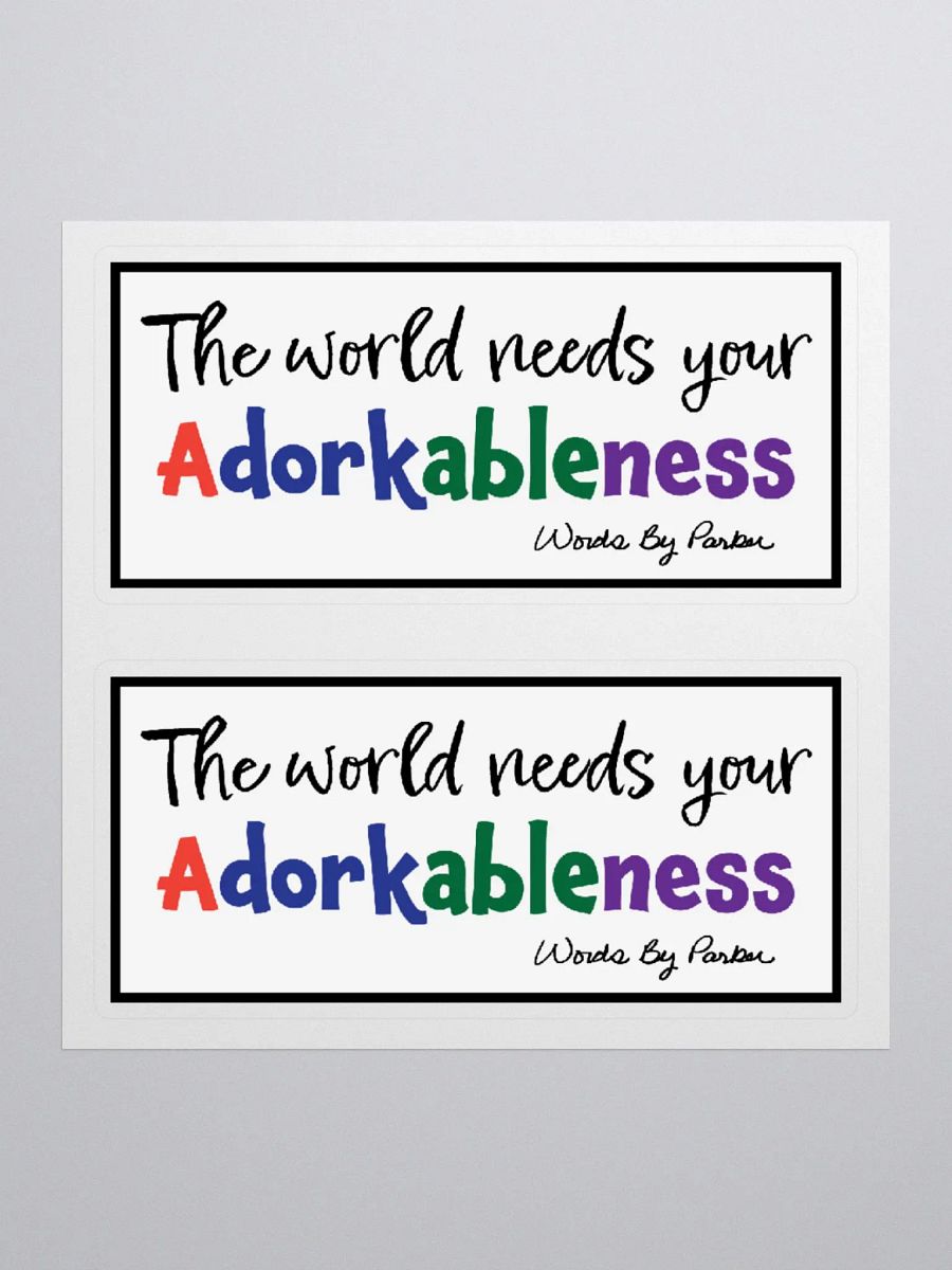 Adorkableness Stickers product image (1)