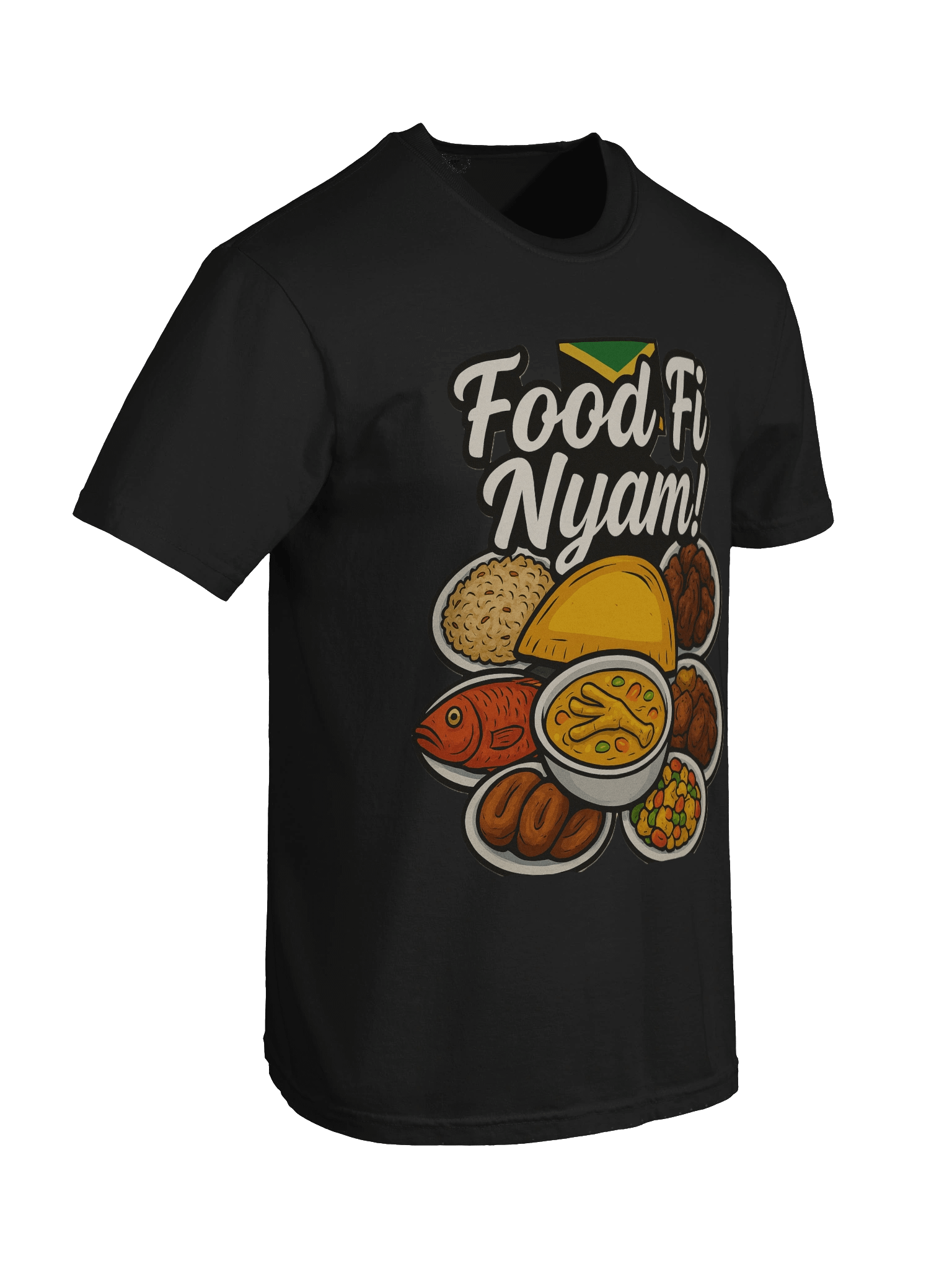 Food Fi Nyam! Illustrated Cotton T-Shirt product image (70)