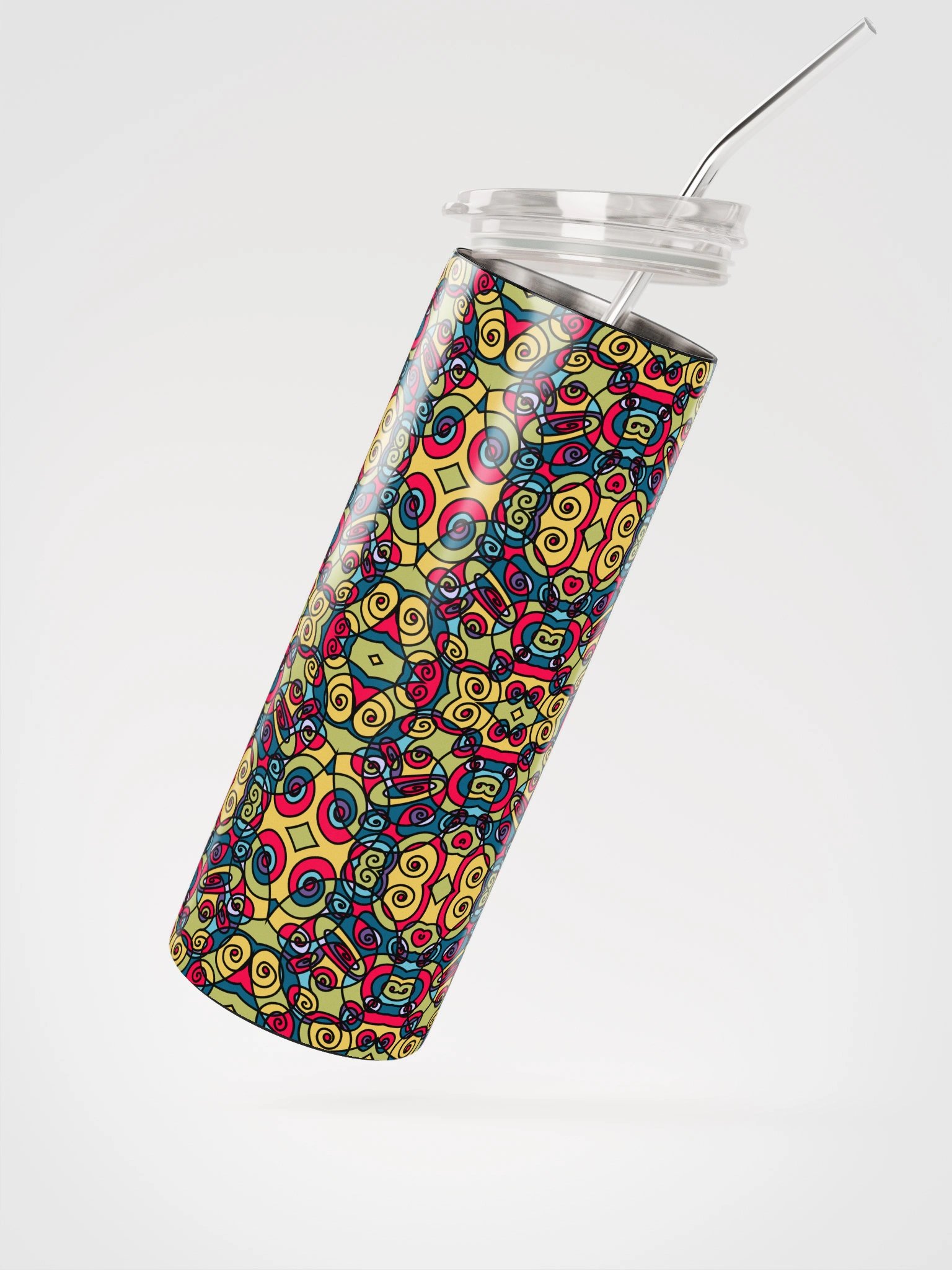Modern Circus Town – Stainless Steel Tumbler product image (2)