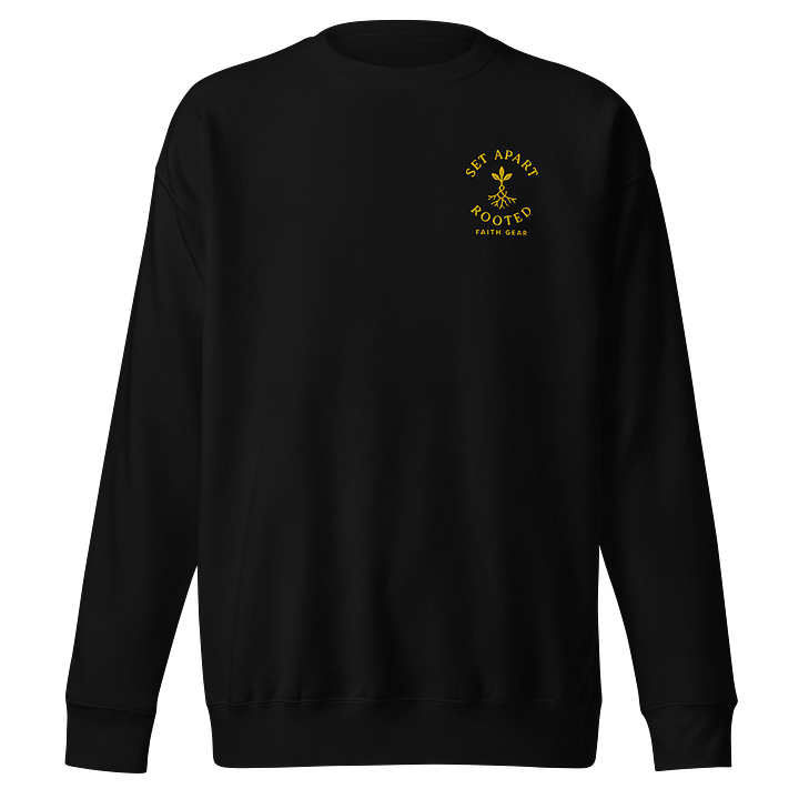 Set Apart & Rooted Embroidered Branded Sweatshirt (Dark Colors) product image (1)