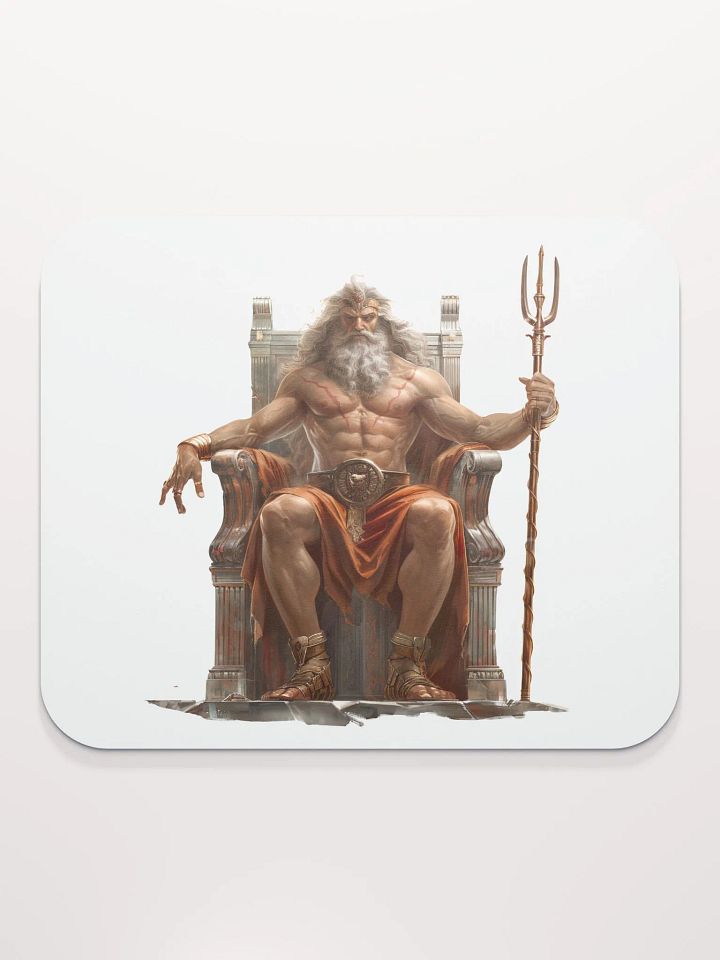 Poseidon - The God of the Oceans Mouse Pad product image (2)