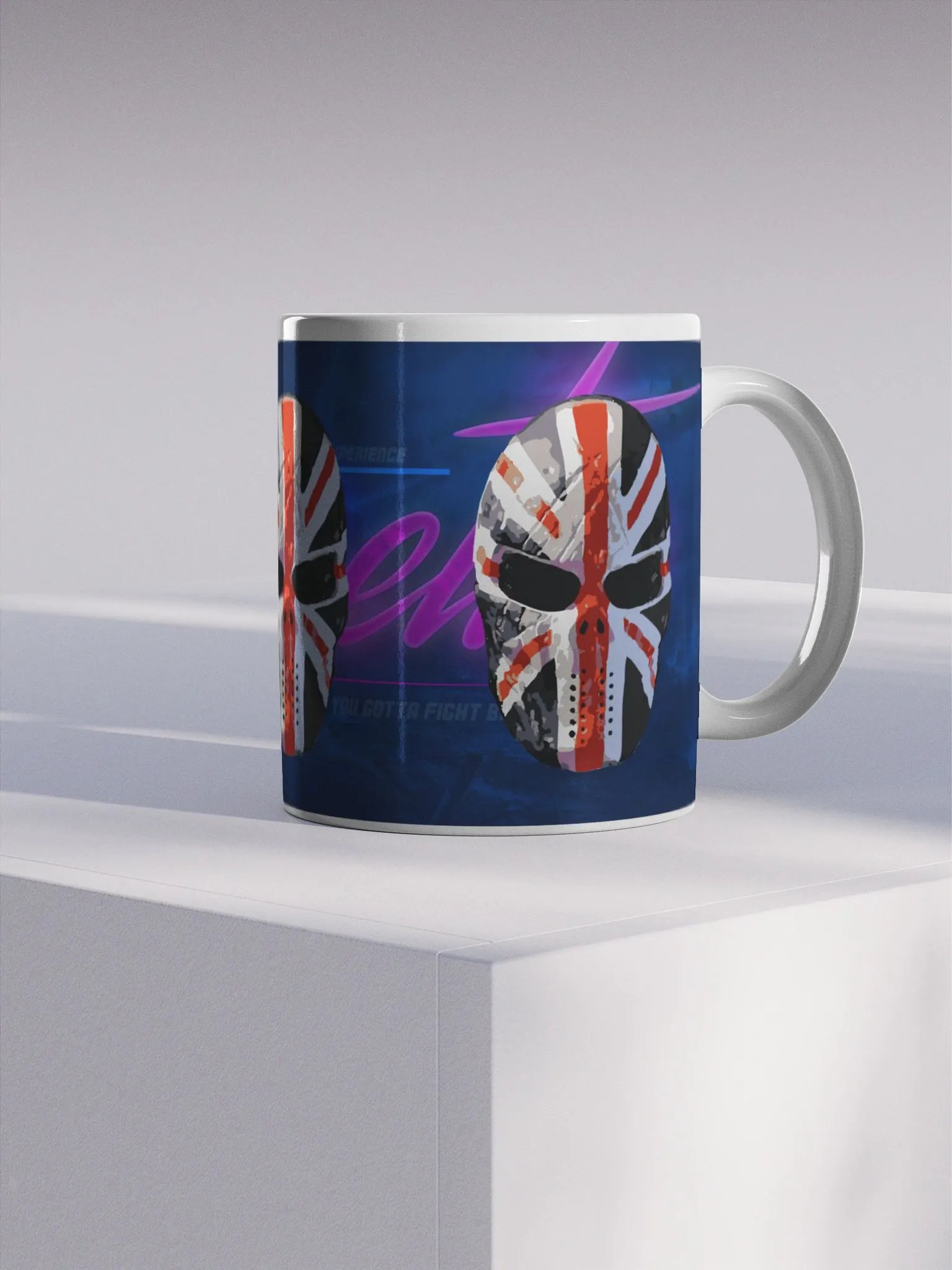 Quinnetic Logo with Larger Masks - Mug product image (1)