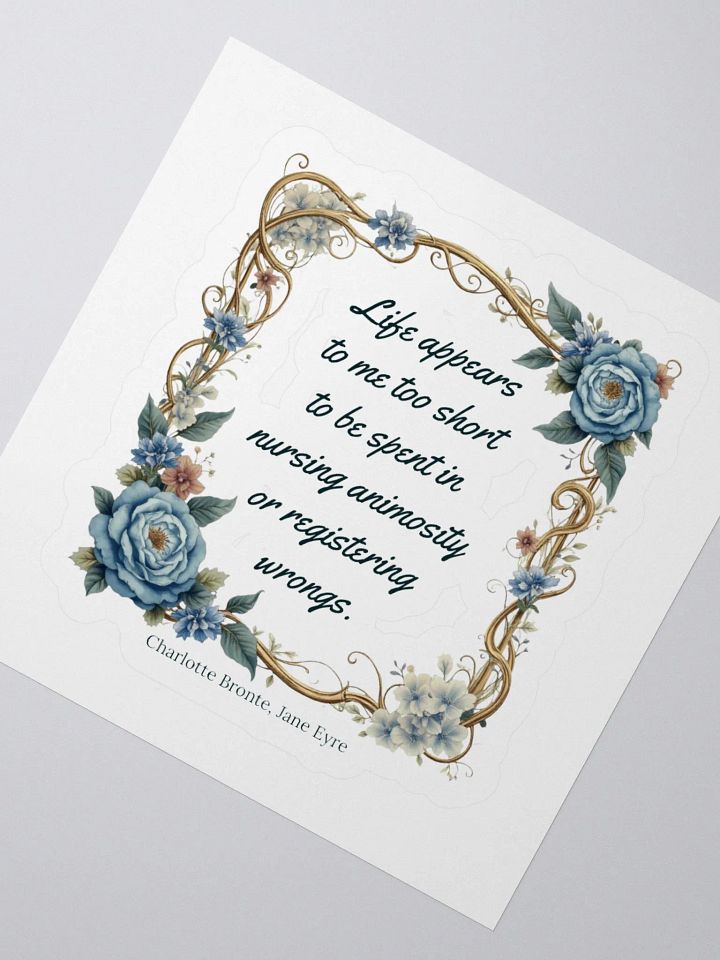 Life is too Short Bronte Sticker product image (4)