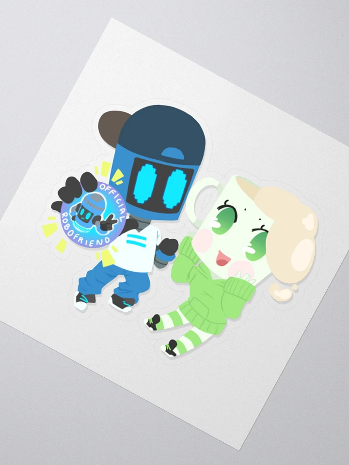 Chibi Don and Meg Official Robofriend Sticker product image (2)