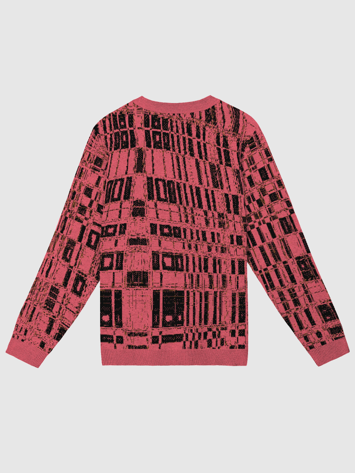 STATIC DRIFT | FRACTURED GRID KNIT SWEATER product image (2)