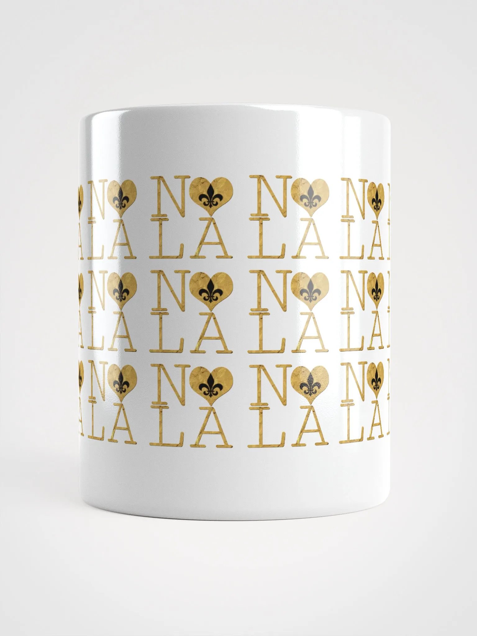 I LOVE NOLA **LEGACY MUG** (GOLD WRAP FULL INFINITY WALL) product image (13)