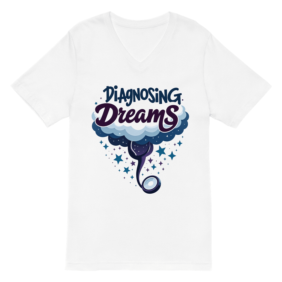 Dreamy Diagnosis Stethoscope V-Neck Tee product image (2)