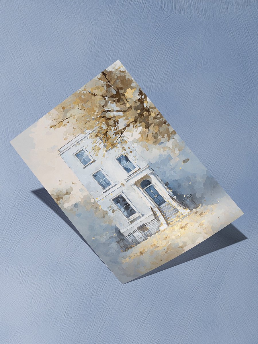 October Townhouse Art Print product image (2)