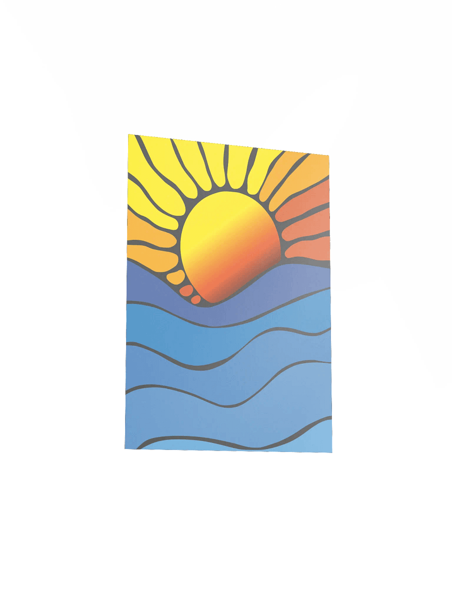 Abstract Sunrise Poster product image (23)