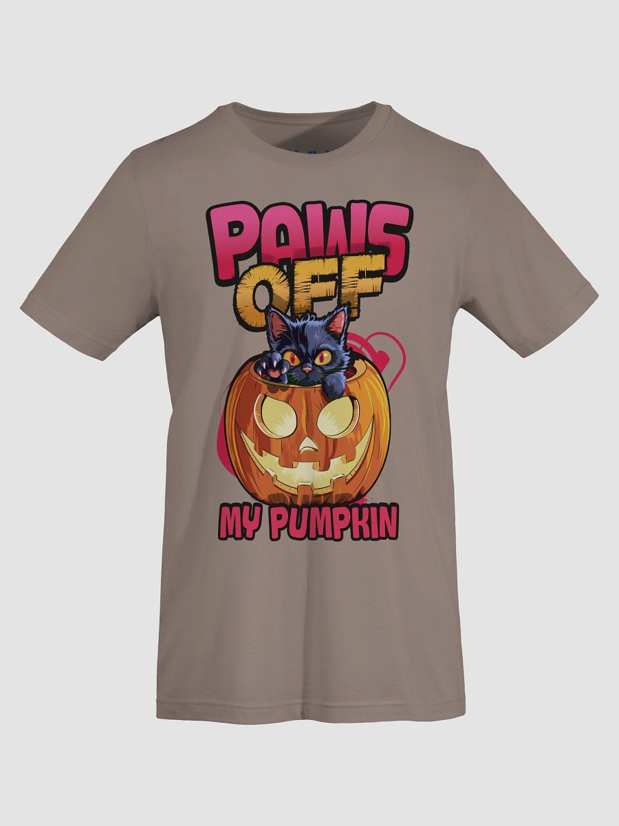 Paws Off My Pumpkin - Funny Black Cat Lover Halloween Shirt product image (56)