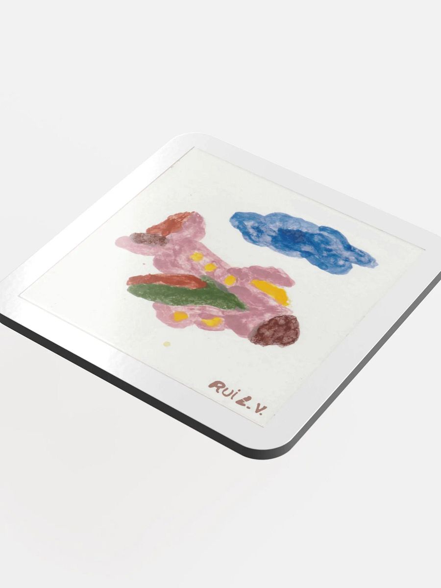 Kid Airplane (Glossed Cork Coaster) product image (4)