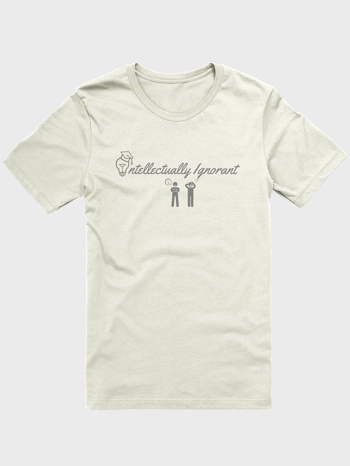 Intellectually Ignorant (GREY LOGO) Tee Shirt product image (1)