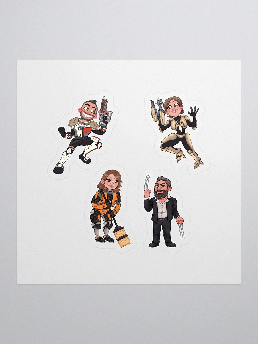 Sticker Toons - Destiny and Logan Wolverine product image (1)
