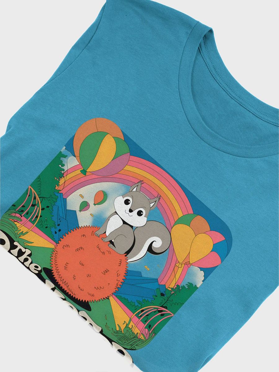 Supersoft and Flattering Lightweight Tee: The Pookster Rainbow Adventure product image (5)