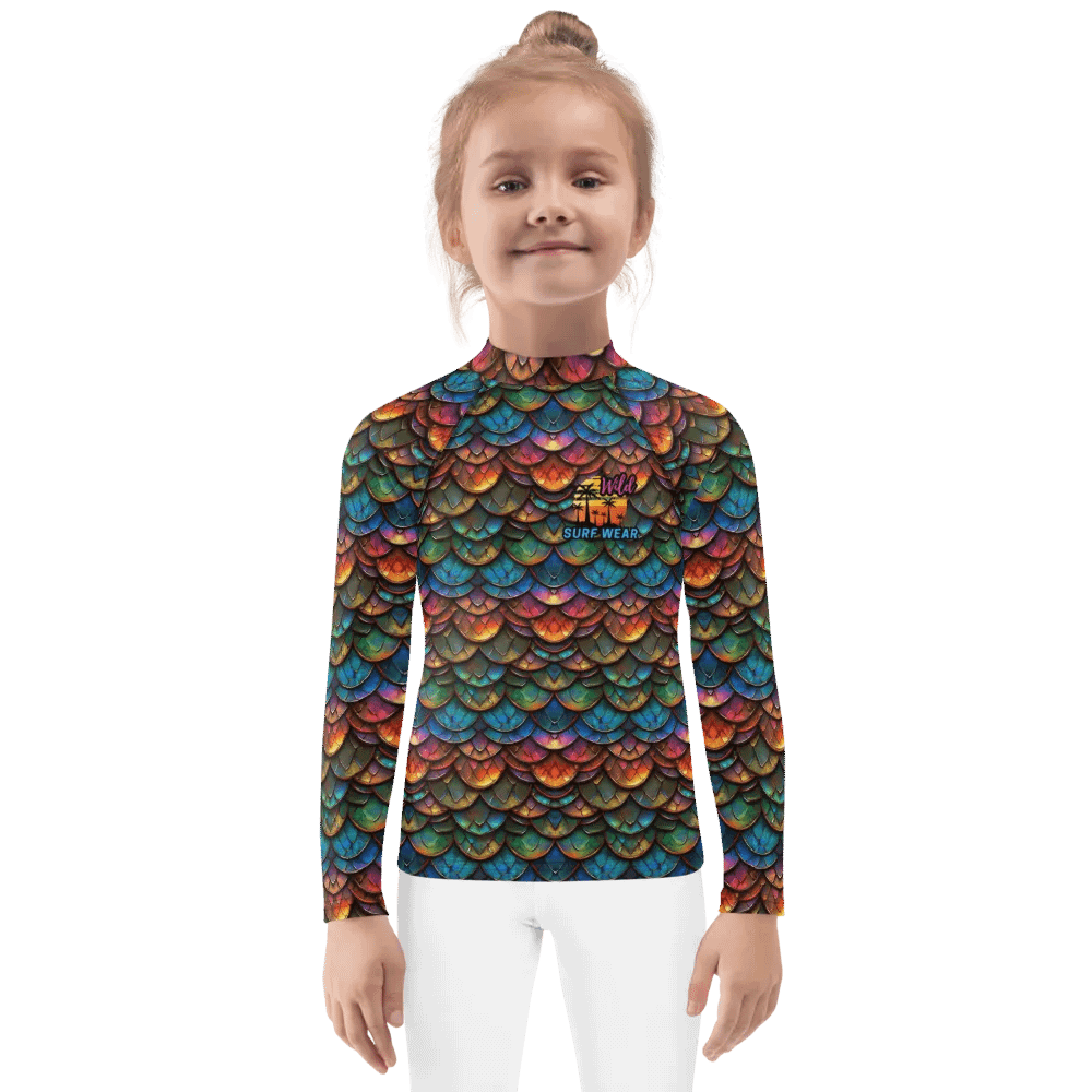 Wild Dragon Scale Kids Rash Guard #3 product image (3)