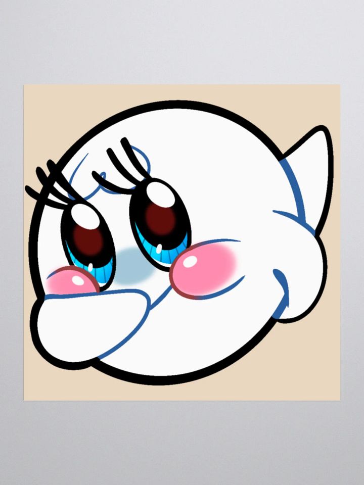 MARIOTHON BOO STICKER product image (1)