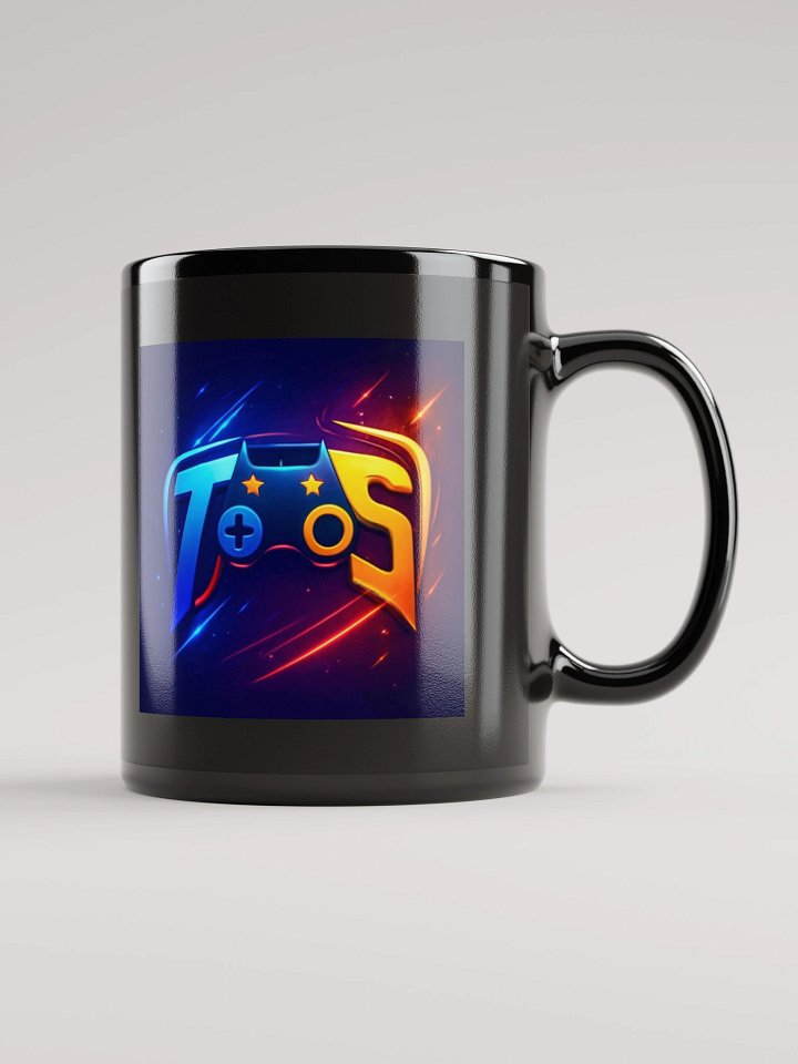 Tony Saiz Signature Logo Black Glossy Mug (2025) product image (2)