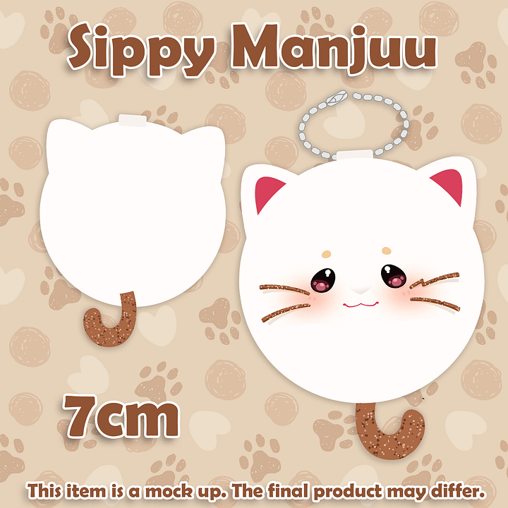Miaelou Plushie Mascot Keychain [PREORDER] product image (1)