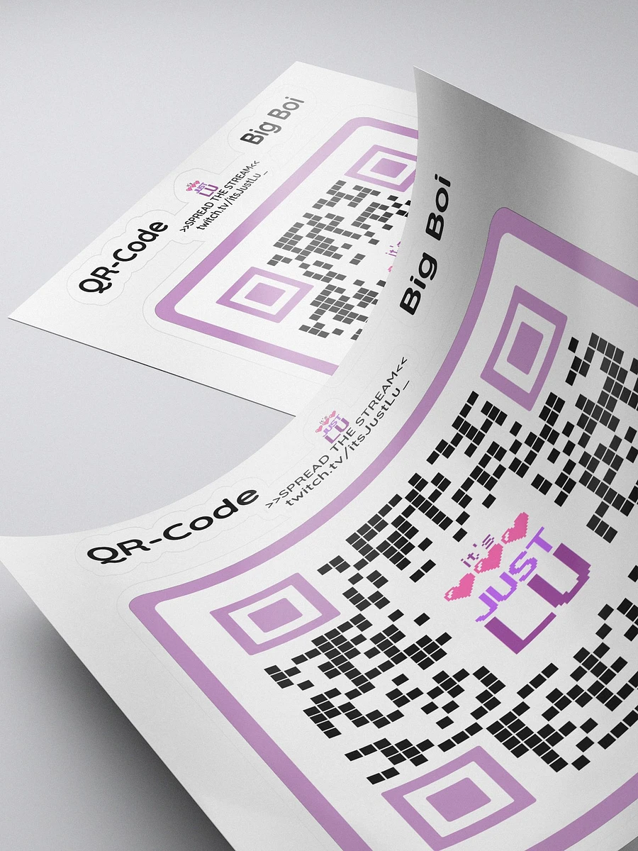 QR-Code Sticker Big Boi product image (4)