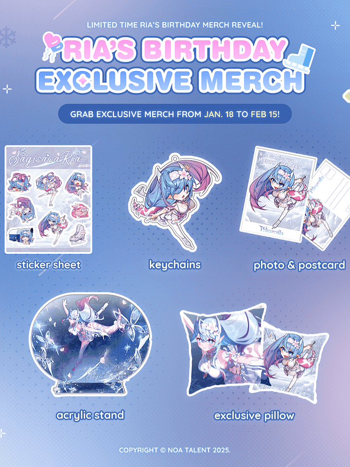 Ria's 2025 Birthday BUNDLE w/ Exclusive Photo&PostCard! product image (1)
