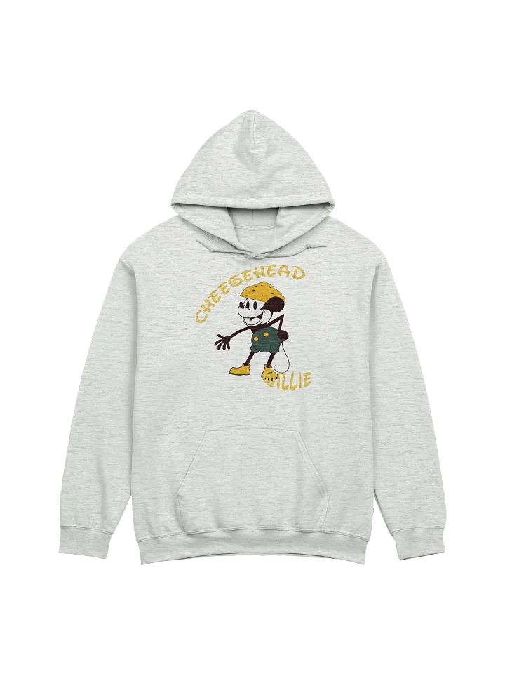 Cheesehead Willie Cartoon Hoodie Light Color product image (13)