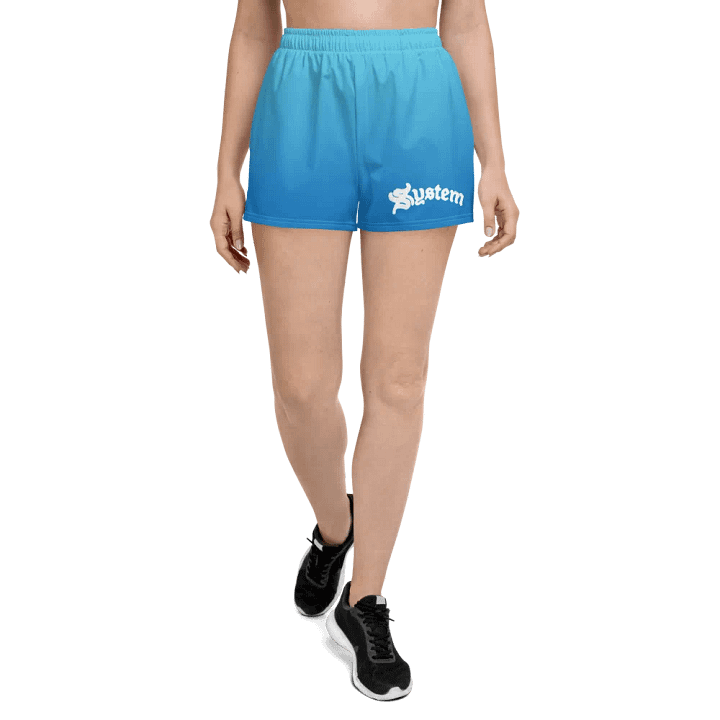 TAKE YOUR FLOWERS Women's Shorts Easter Blue product image (2)