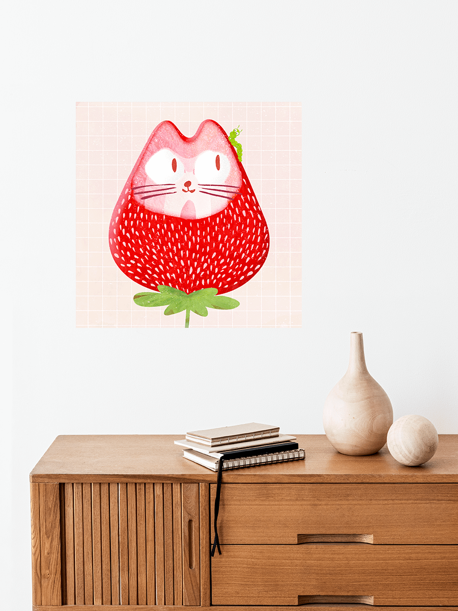 Strawberry Art Print product image (6)