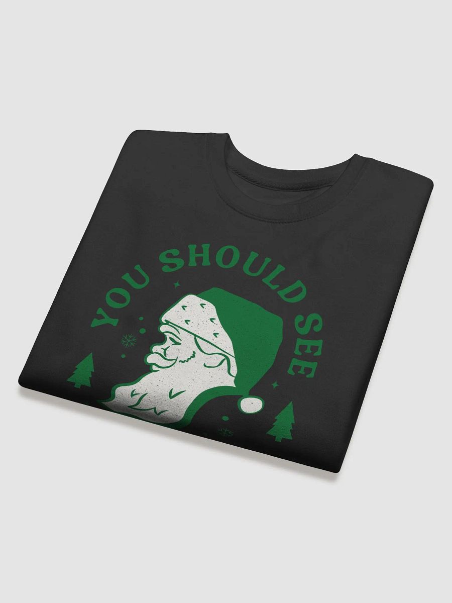 Vintage Santa You Should See The Size of My Sack Sweatshirt product image (25)