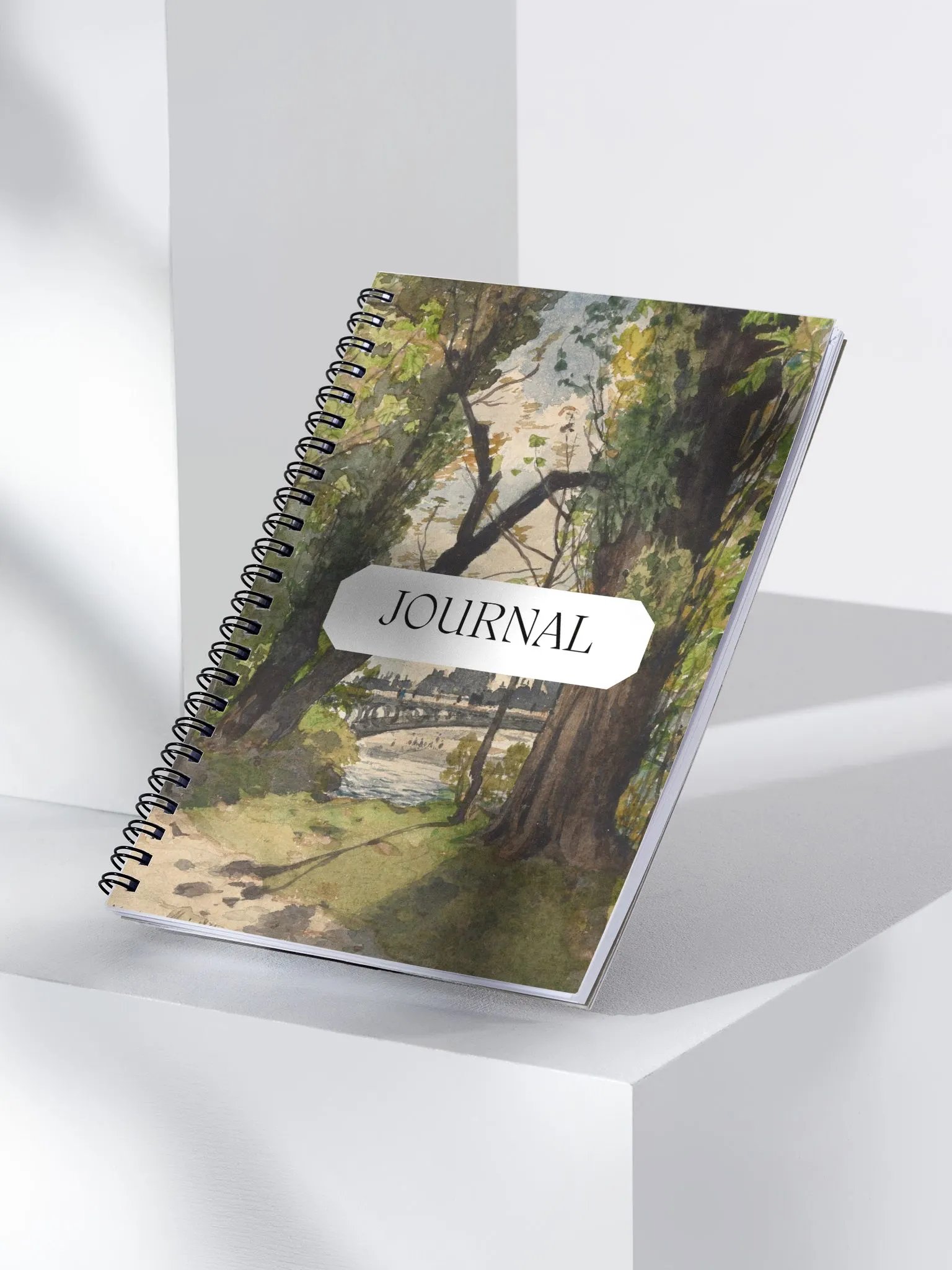 Gorgeous Watercolor Nature Forest Lovers Journal Spiral Notebook product image (3)
