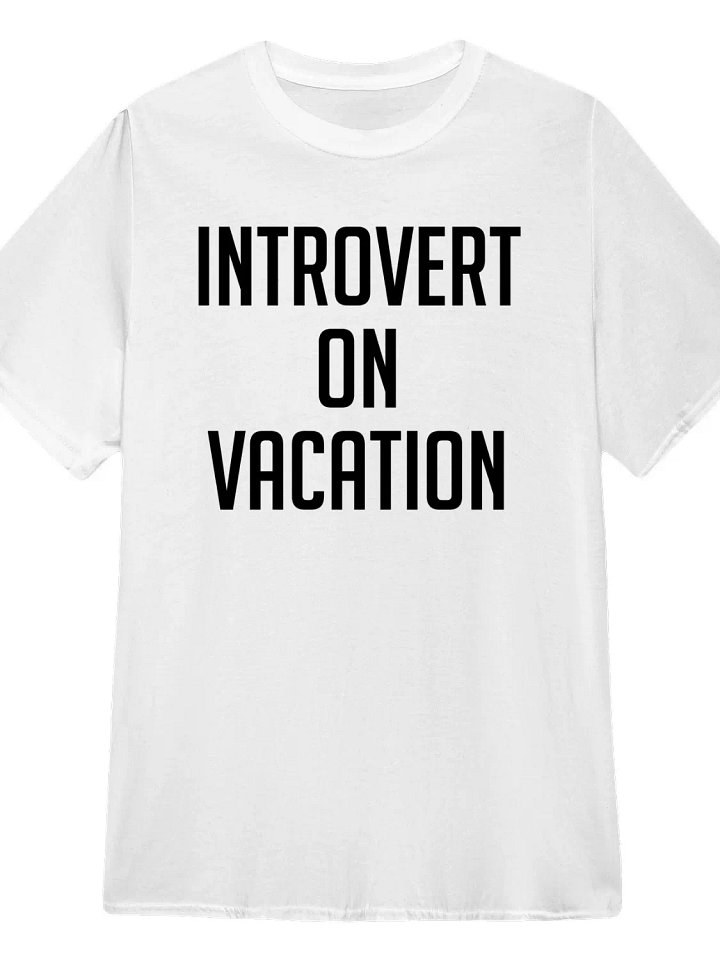 Introvert on Vacation T-Shirt product image (1)