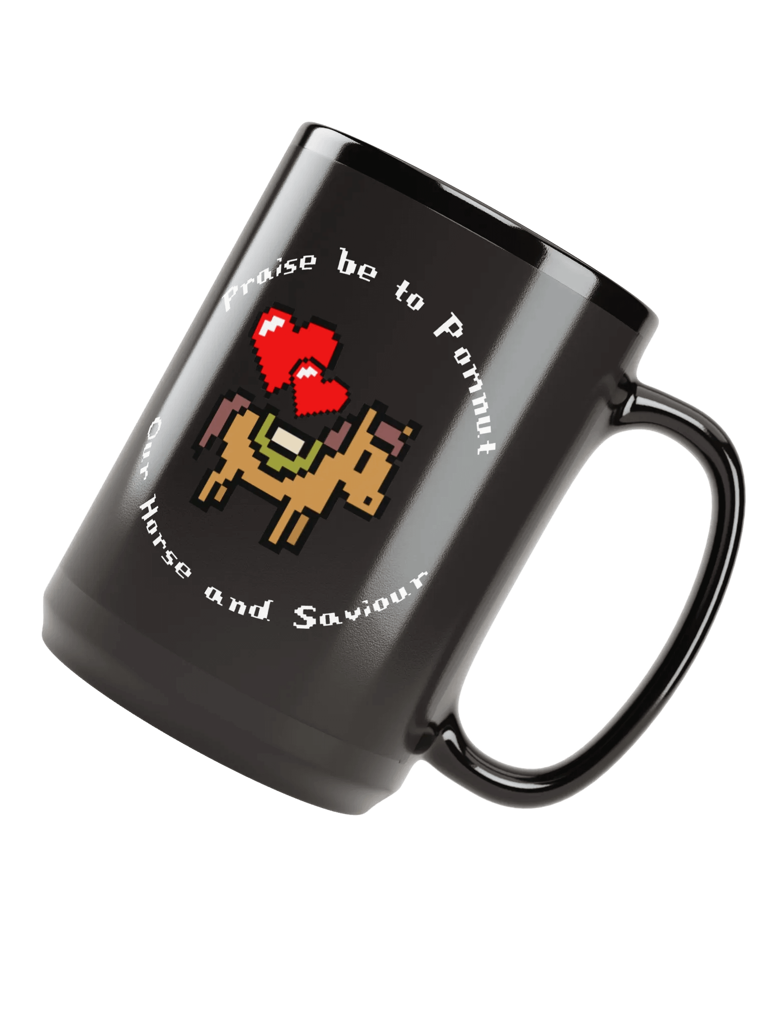 Praise be to Pomnut Mug - Black 15oz product image (5)