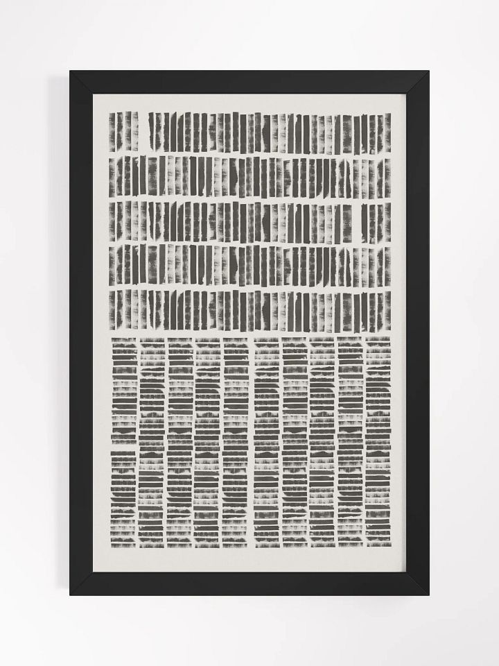 Abstract Gridlines Matte Poster | Modern Geometric Artwork for Stylish Wall Décor product image (1)