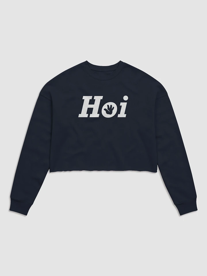 Hoi Women's Fleece Crop Sweatshirt product image (3)