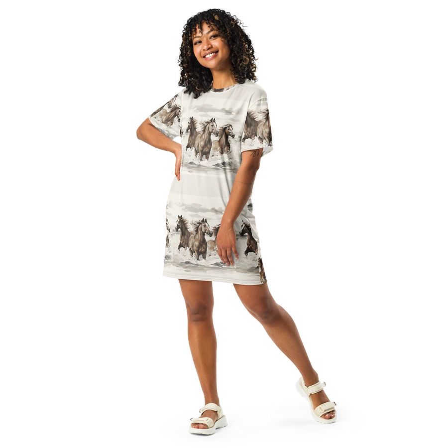 Galloping Grace Horse T-Shirt Dress product image (1)