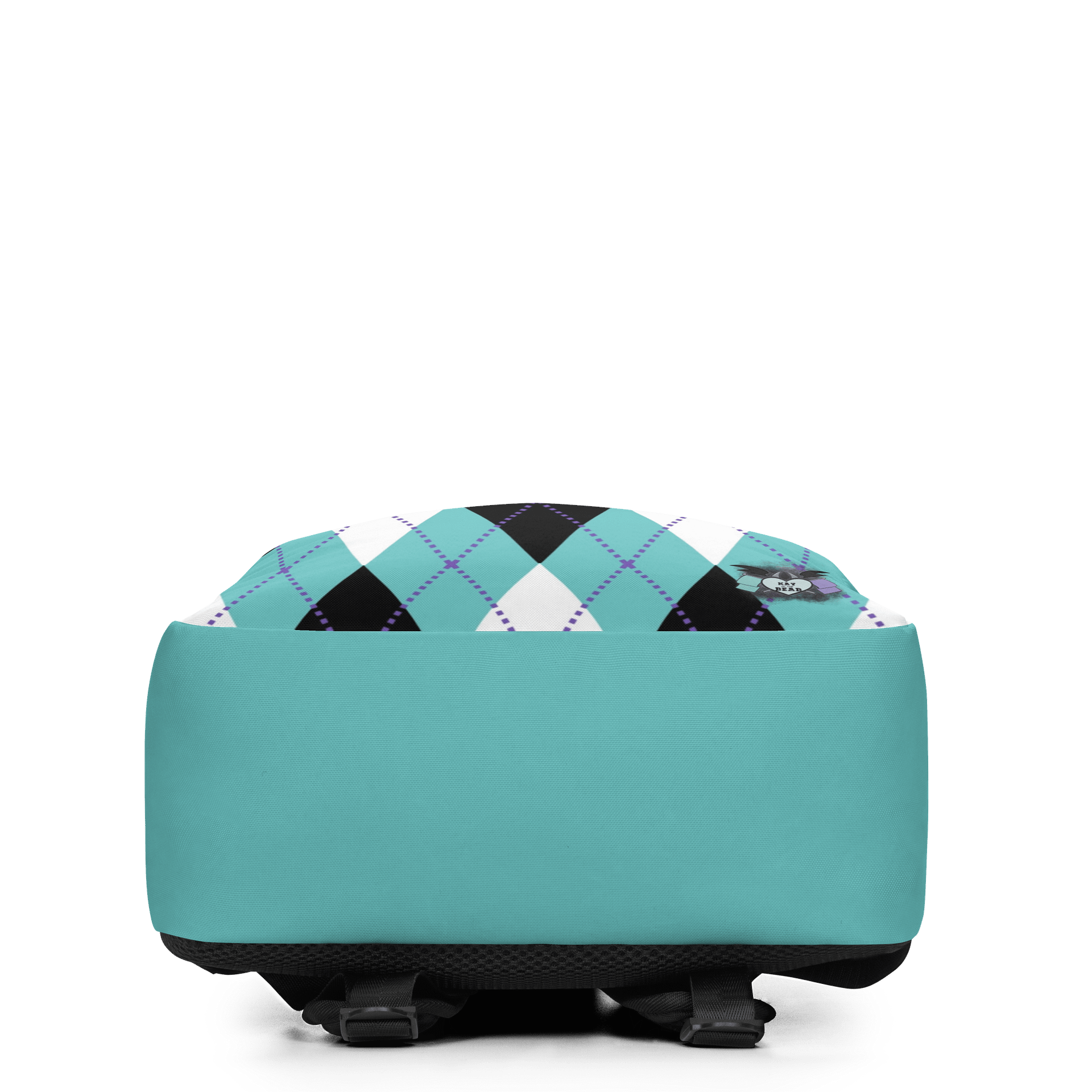 Teal Argyle Backpack product image (4)