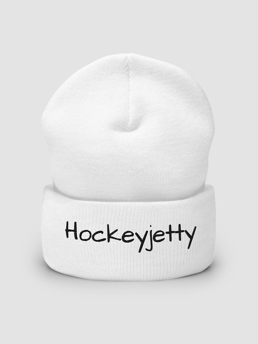 Hockeyjetty Beanie White product image (2)
